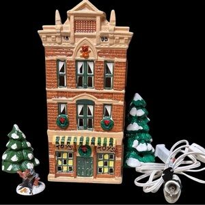 Vintage Department 56 The Original Snow Village Toy Shop Extras Included